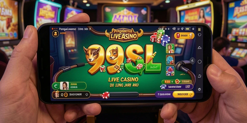 Tampilan gameplay Live Casino yang seru dan interaktif di 99SL.