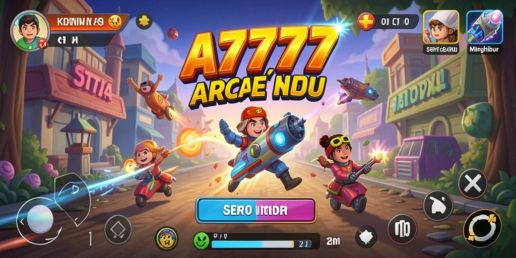 Tampilan gameplay seru A7777 dengan tantangan menarik.