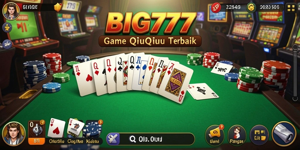 Tampilan gameplay yang mendebarkan dari QiuQiu di BIG777.