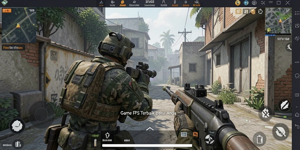 Tampilan gameplay mendebarkan dari BTV168, penuh aksi FPS.
