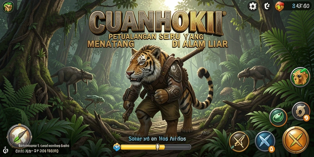 Screenshot gameplay CUANHOKI yang menampilkan aksi petualangan seru.
