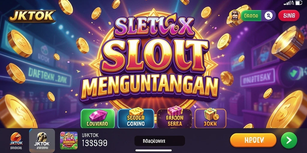 Gameplay JKTOK yang seru dengan berbagai pilihan slot menarik.