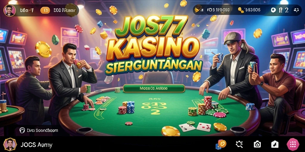 Tampilan gameplay JOS77 yang menarik dan mendebarkan.