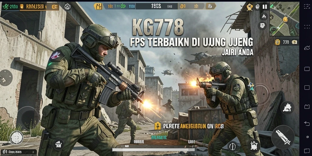 Tampilan seru gameplay menembak di KG778 dengan aksi mendebarkan.