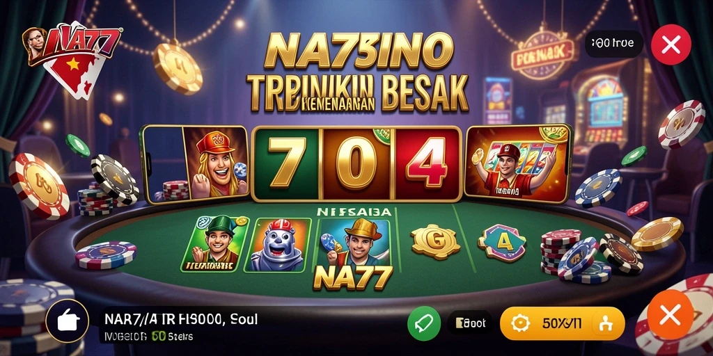 Screenshot gameplay NA777 menampilkan variasi permainan Kasino yang menarik.