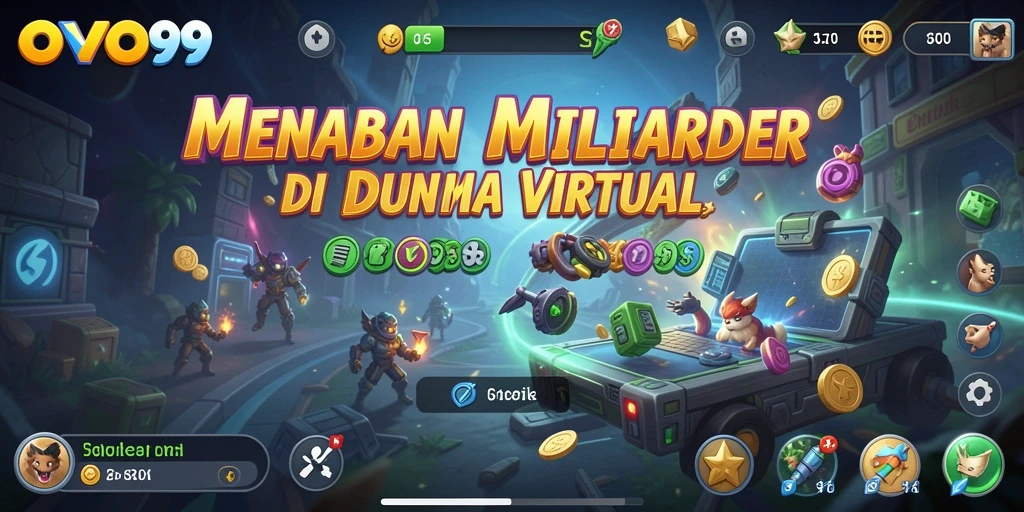 Screenshot OVO99 menunjukkan nuansa dinamis permainan Tycoon.