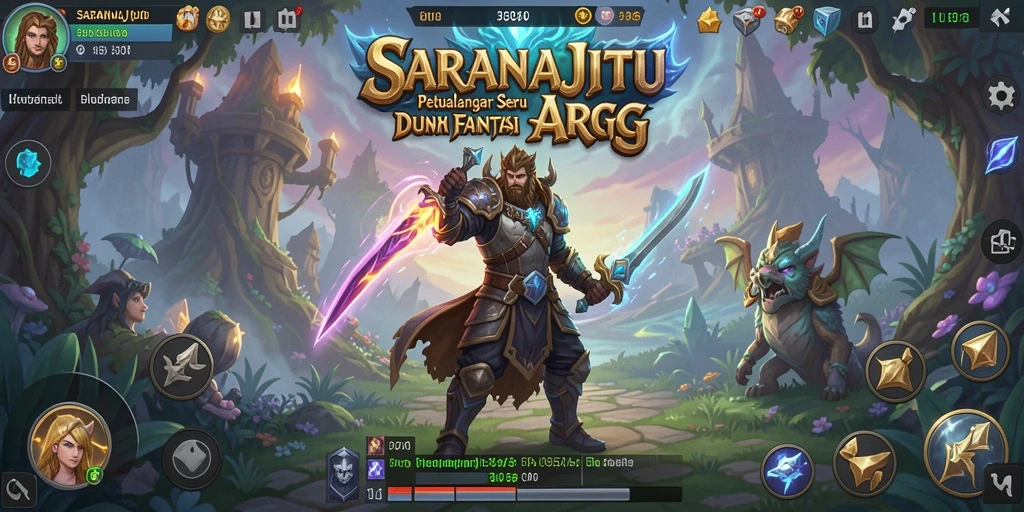 Tampilan gameplay ARPG yang menegangkan dan penuh aksi.