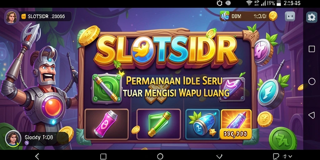 Tampilan gameplay SLOTSIDR yang menyenangkan dan menawan.