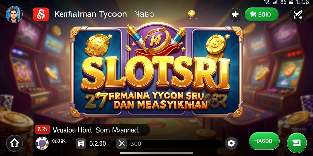 Tampilan permainan SLOTSRI yang memikat dengan mesin slot yang beragam.