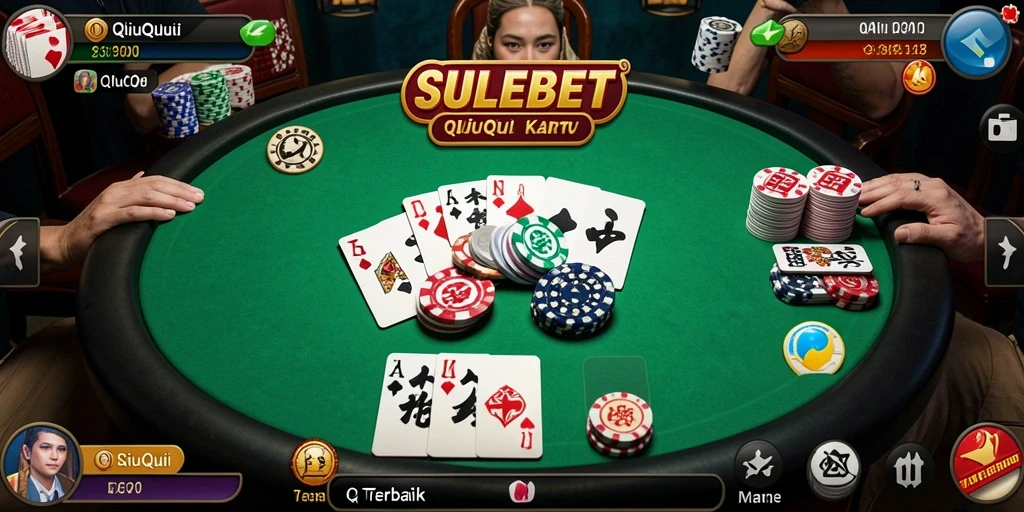 Gameplay QiuQiu yang seru dan penuh strategi.